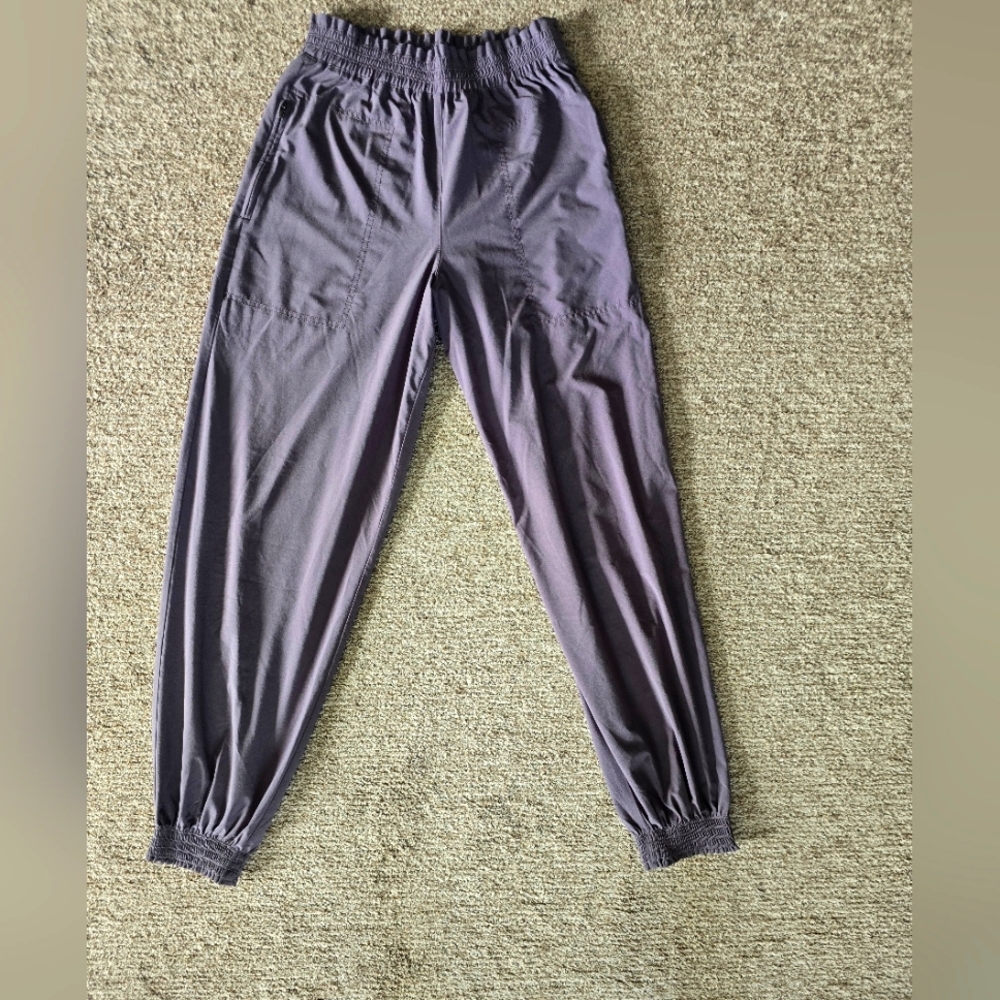 Womens Athleta Smoky Grey Jogger Pants